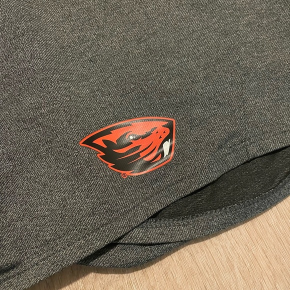 Oregon State University Nike Dri-fit Attack 2.0 Shorts - Black/Particle Grey - Picture 2 of 4